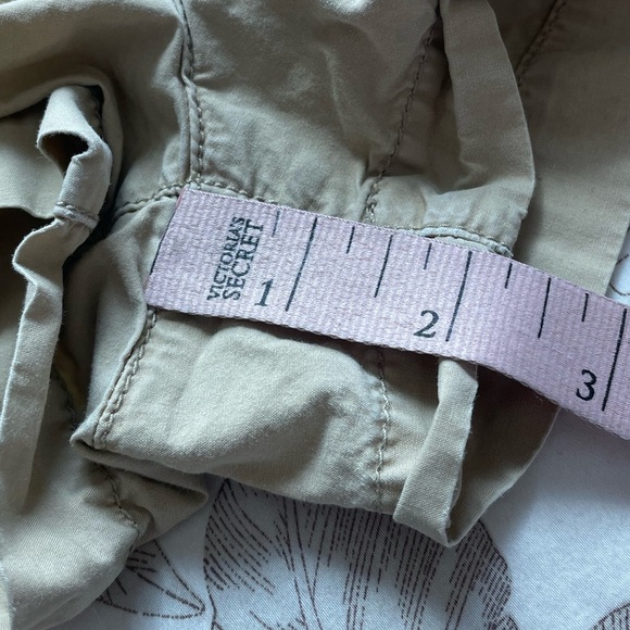 Y2K Mossimo Supply Khaki Low Rise Floral Patchwork Micro Mini Shorts 5 Cottage - Picture 2 of 10